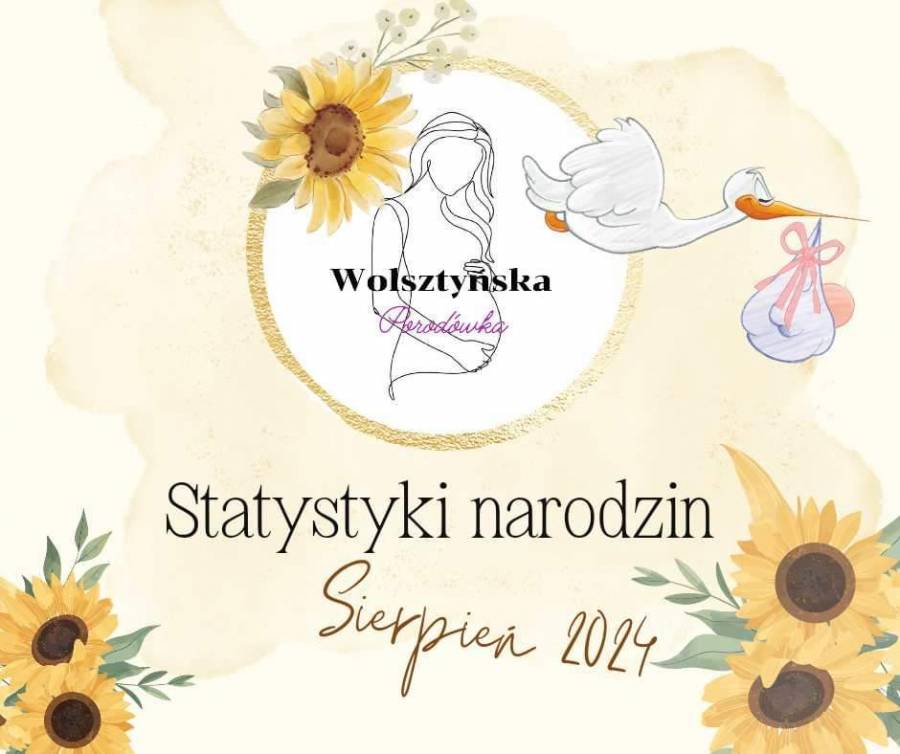 Statystyki urodzeń sierpień 2024 