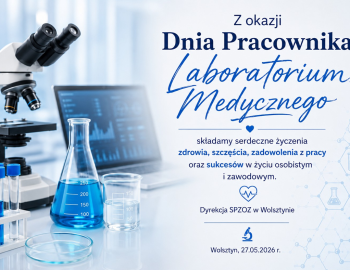 Życzenia z okazji Dnia Pracownika Laboratorium Medycznego
