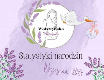 Statystyki urodzeń za miesiąc wrzesień 2024