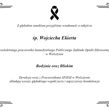 Odszedł Wojciech Ekiert