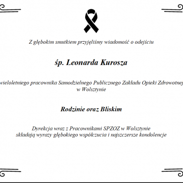 Odszedł Leonard Kurosz